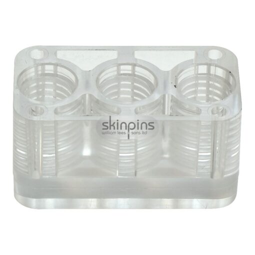 3 Hole Channel Block for Threaded Type Bushes - Wm. Lees & Sons - Aircraft and Sheet Metal Tooling