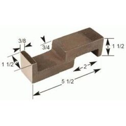 Bucking Bar 15089 Rivet Block - Wm. Lees & Sons - Aircraft and Sheet Metal Tooling
