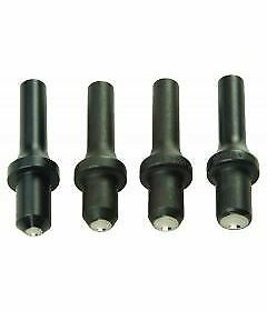 4 pc 2 1/2" Rivet Set / Snap- Wm. Lees & Sons - Aircraft and Sheet Metal Tooling