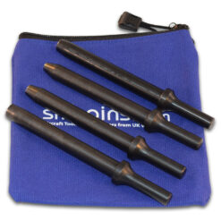 4pc 5 1/2" Straight Rivet Set / Snap - Wm. Lees & Sons - Aircraft and Sheet Metal Tooling