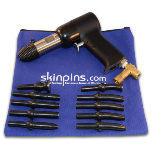 3X Rivet Gun and rivet snaps - Wm. Lees & Sons - Aircraft and Sheet Metal Tooling