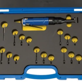 Right Angle Air Drill Kit in Box / Skinpins