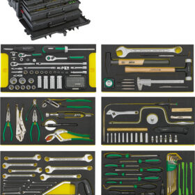 Stahlwille AOG-Kit for aeroplanes in tool trolley No 13217 (98814910) / Skinpins