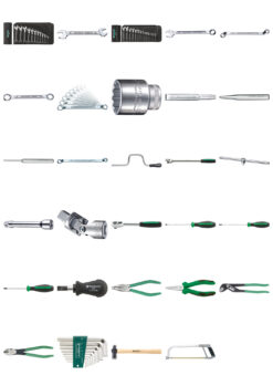 Stahlwille Large workshop tool set (97842613) / Skinpins