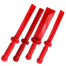 Red Plastic Scrapers 4pk Airbus/Boeing Approved / Skinpins