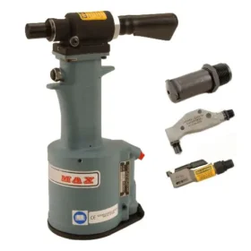 CherryMax Pneumatic Riveter & All Three Heads/ Skinpins